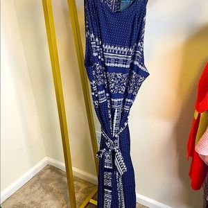 Long Navy Blue Dress